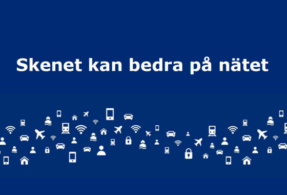 Skenet kan bedra pa nätet 